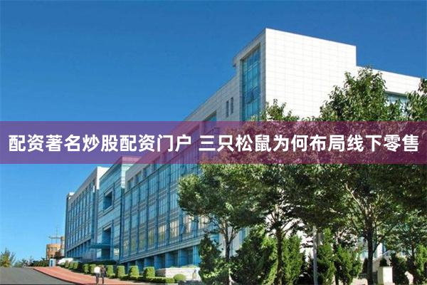 配资著名炒股配资门户 三只松鼠为何布局线下零售